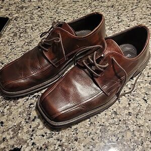 Stephan Bossi‎ Dress, Leather, Brown shoes Men's Size 8.5